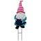 21.25" Blue Gardening Gnome Spring Yard Sign Garden Stake